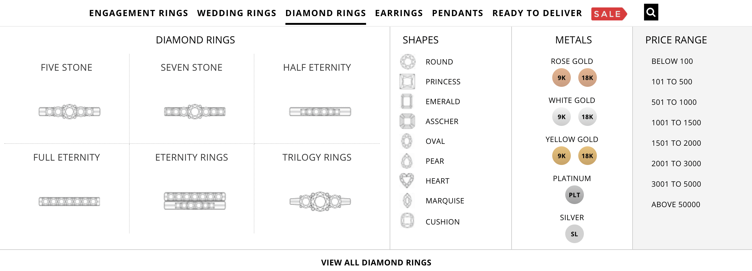 Find your perfect piece of jewellery from Abelini.com